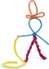 Wikki Stix Doodler Travel Toy for Kids – 24 Reusable Wax Sticks for Sensory Play