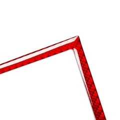 Real Carbon Fiber Interior Accessories Sticker Navigation Screen Frame Decal
