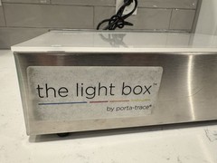 Gagne Porta-Trace 8 Watt Model 1012 Light Box Stainless 11″ x 18″ USA Made