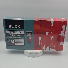 Blick Studio Acrylic Paint Set 48 Tubes 0.7oz Multicolor 01637-0489