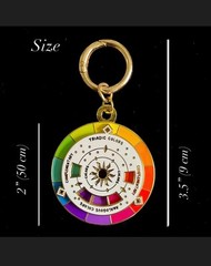 Color Wheel – Colorful Keychain – Fun Fidget – Art Supplies – Interactive Wheel