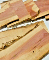 RED AROMATIC CEDAR Live Edge Mini SLABs 1/2″ Thick Kiln Dried 10lbs SHIPs FREE!