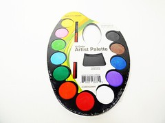 Watercolor Paint Palette Set Kids Art Paints 12 Watercolors Artist Palettes 1 pc