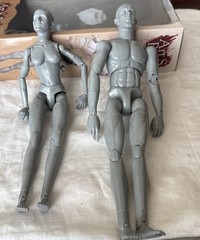 SET OF TWO Art S. Buck Artist’s Models MALE – FEMALE Used -Only One Box Free S/H