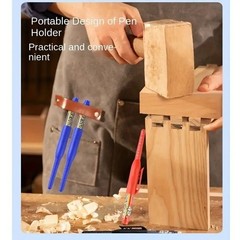 3 PCS SET Waterproof Long Head Nib Deep Hole Markers Pen Tile Carpenter