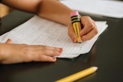 TICONDEROGA ® Erasers, Pencil Shaped, Yellow, 3 ct (38953) 3 Count, Yellow