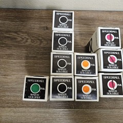 Lot of 30 Vintage 75 C.C. Speedball Block Printing Ink Water Soluble Made in USA