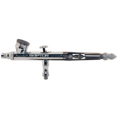 RG#1L Paasche Raptor Double Action – Internal Mix – Gravity Feed Airbrush