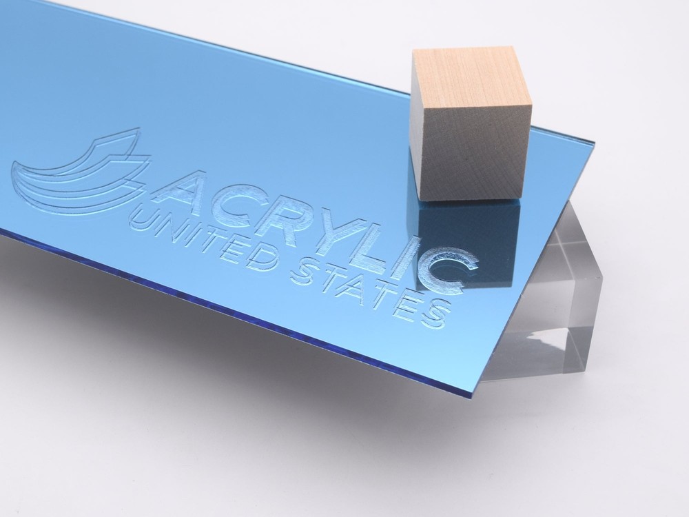 1/8″ Light Blue Mirror #1000 Acrylic Sheet