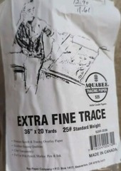 36″x20 Yards Bee Paper Company Aquabee 525 Extra Fine Tracing Paper Roll Canada