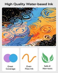 60 Colors Dual Tip Acrylic Paint Pens Markers, Brush and Fine Tip, Premium Pa…