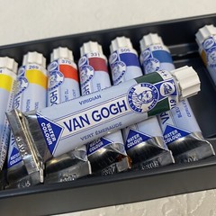 Royal Talens Van Gogh Water Colours Box Set 10 Tubes .3oz/10ml each Art Paints