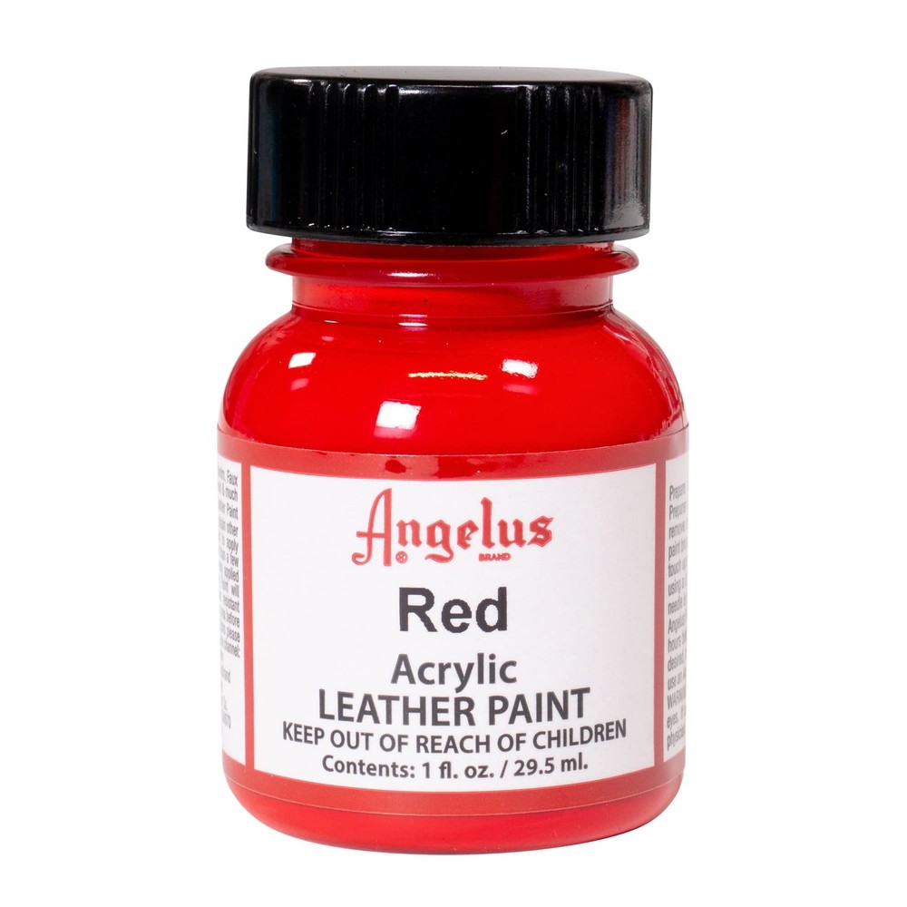 Acrylic Leather Paint 1oz Red