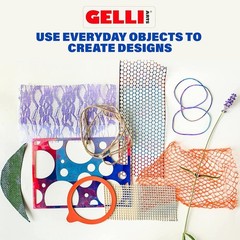 Gelli Arts Gel Printing Plate – 9″x12″ Reusable Gel Printing Plate, Printmaking