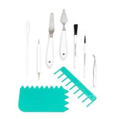American Crafts Color Pour Assorted Tool Kit Crafting Essentials 13-Piece Set