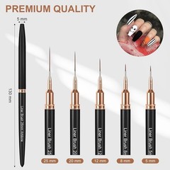 Precision Detail Paint Brush Set for Miniatures & Fine Art