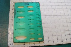 Vintage DRAFTING: TIMELY–no.-92 ELLIPSE dirty at top, as shown