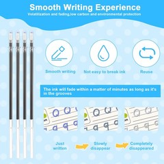 Heclia Magic Pens & Refills for Kids 48 PCS Grooved Book Magic Pens for Child…