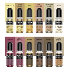 SigWong Metallic Alcohol Ink Set – 24 Colors, 10ml Each, Shimmer Mixatives…