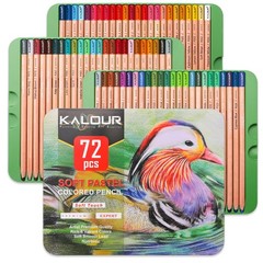 Pro Pastel Chalk Colored Pencils,Set of 72 Colors,Color Charcoal Pencils for …
