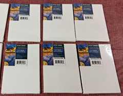 16 New 5 x 7 inch Artist Canvas 100% Natural Cotton for Oil & Acrylic Canvases