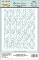 JustRite Background Rubber Stamp – Diamond Filigree