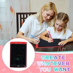 4 Pcs LCD Writing Tablet 8.5 Inch Doodle Board Tablet Blue, Red, Green, Pink