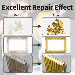 High Gloss Gold Liquid Leaf Paint – Alcohol-Based Airbrush Paint 2 Fl Oz