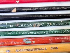 Used Lot 21 Water/Oil/Craft Paint Brushes, Grumbacher, Winsor, Delta, Langnickel