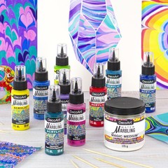 DecoArt Water Marbling Paint 2oz-Yellow Green