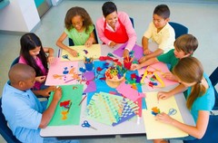 100 Sheets 12″x18″ Bright Blue Construction Paper for Art Crafts School