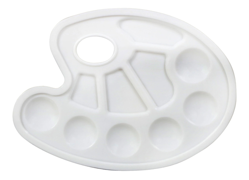 Crafter’s Square Artist Plastic Paint Palette Trays with 10 wells ~ Qty 1