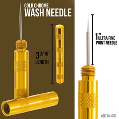 12 Piece Airbrush Cleaning Kit – Cleaning Needles, Cleaning Brushes, Wash Needle