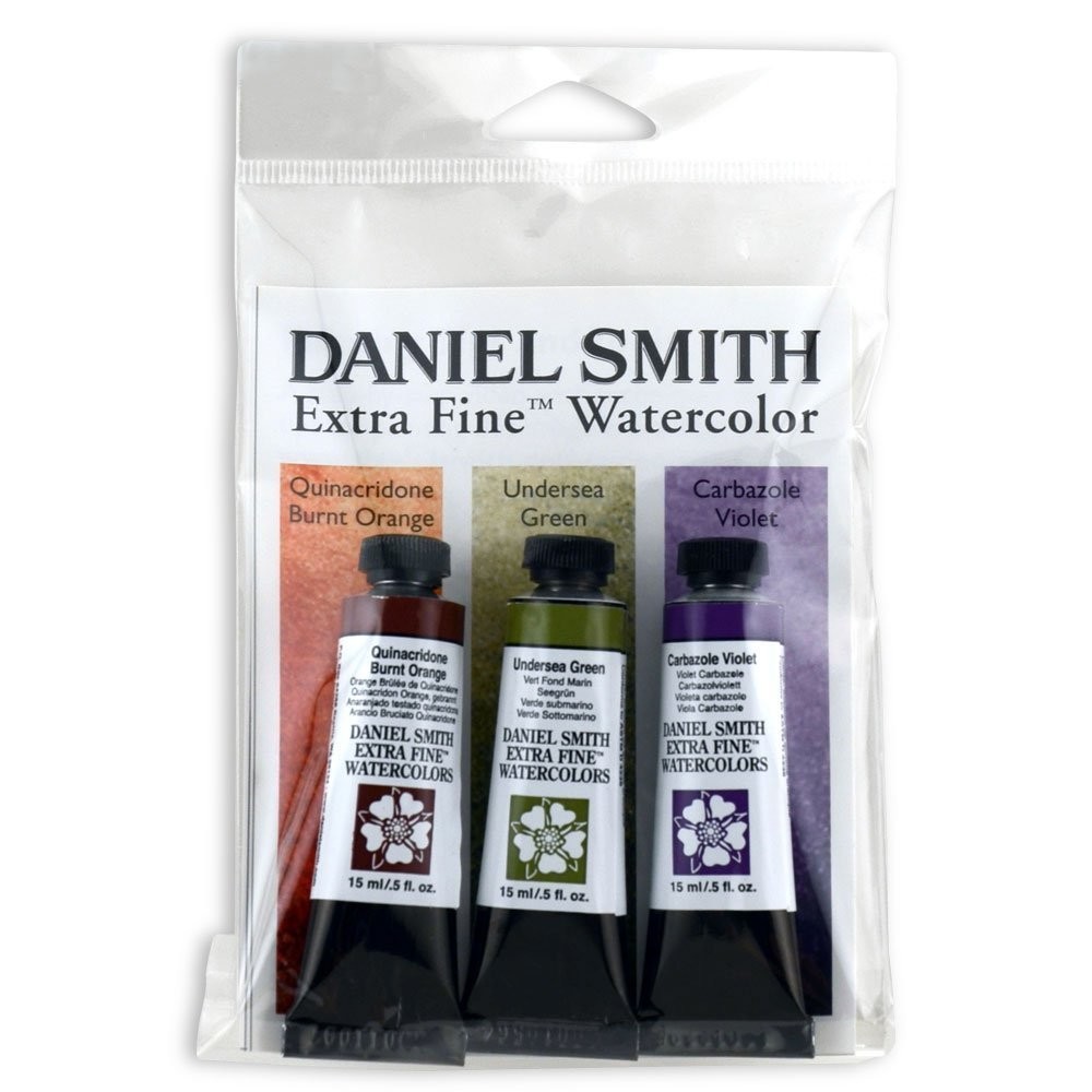 Daniel Smith Extra Fine Watercolor Paint Set 3 Tubes 15ml Secondary Colors (79
