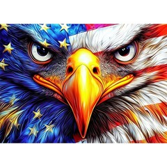 RICUVED Eagle Diamond Art Kits for Adults, Painting LD085