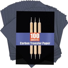 PSLER 100 Sheets Carbon Paper Sheets, Transfer for DIY…