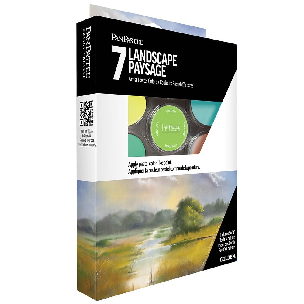 Artist Pastels by GOLDEN, Landscape Colors Starter Set, 7 Color, Professional…