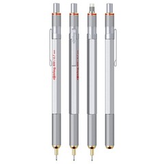 rOtring 800 Mechanical Pencil, 0.7 mm, Silver Metal Barrel 0.7mm