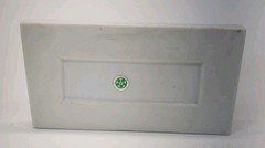 Watercolor Palette Tray 10 Wells White Rectangle Ceramic Artist Paint Palette