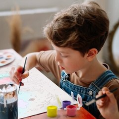 Nariolar Paint by Numbers for Kids Ages 4-8-12 with 7X9.5 inch Pre-Printed Ca…