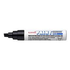 Quality Mitsubishi Uni Paint Marker Broad 4mm to 8mm Chisel Tip Px-30 Black
