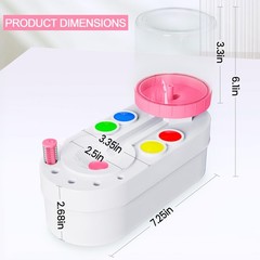 2025 Upgraded Paint Brush Cleaner for Artists, Kids Painting Station with Bru…