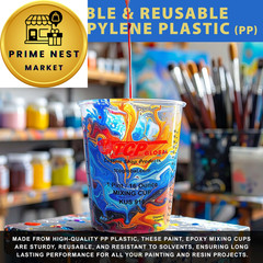 TCP Global Complete Paint Mixing Deluxe Kit, Wood (Natural)
