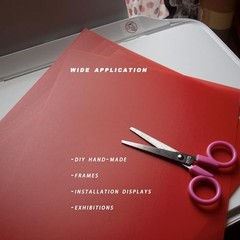 10 Pcs A4 Red Opaque Rigid PVC Plastic Sheets 0.5mm Thick DIY Craft Cutting