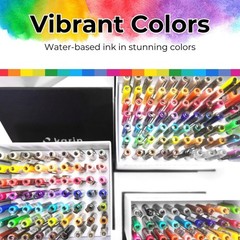 Professional Brush Marker Set 27pc Mini Box 26 Colors + Blender