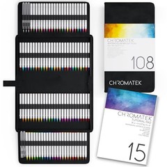 54 Watercolor Pens Set | Including 15 Page Pad & Online 1 Count (Pack of 54)