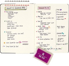 Clear Stamp Set Dot Journaling 60 Individual Stamps Model 335227