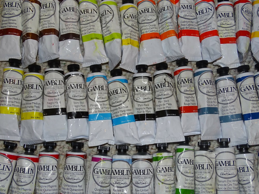 Gamblin Artists’ oil colors, 37 ml tubes, various color options