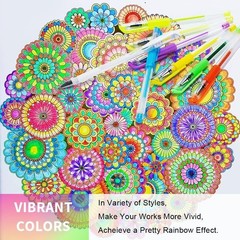Glitter Gel Pens Set 100 Colors Neon Non-Toxic Fine Tip for Art Journaling Cr…