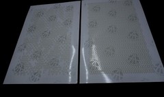 2 PACK Mylar Camouflage Stencils DIY Rifle Gun Airbrush Paint Mask Ellipse CAMO